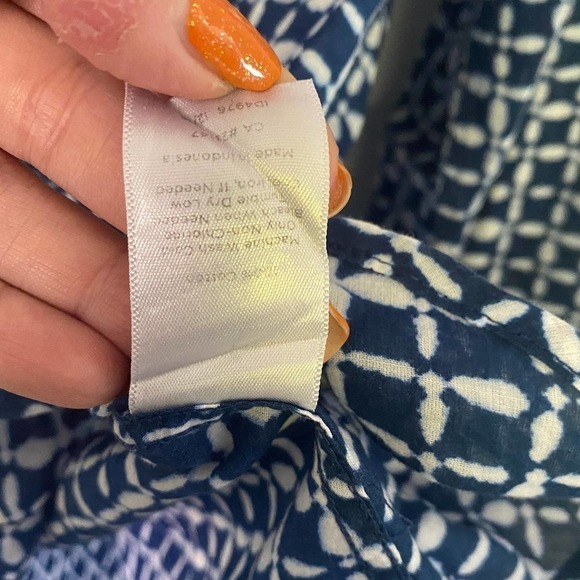 Talbots Button Down Blouse Sp - Picture 6 of 9